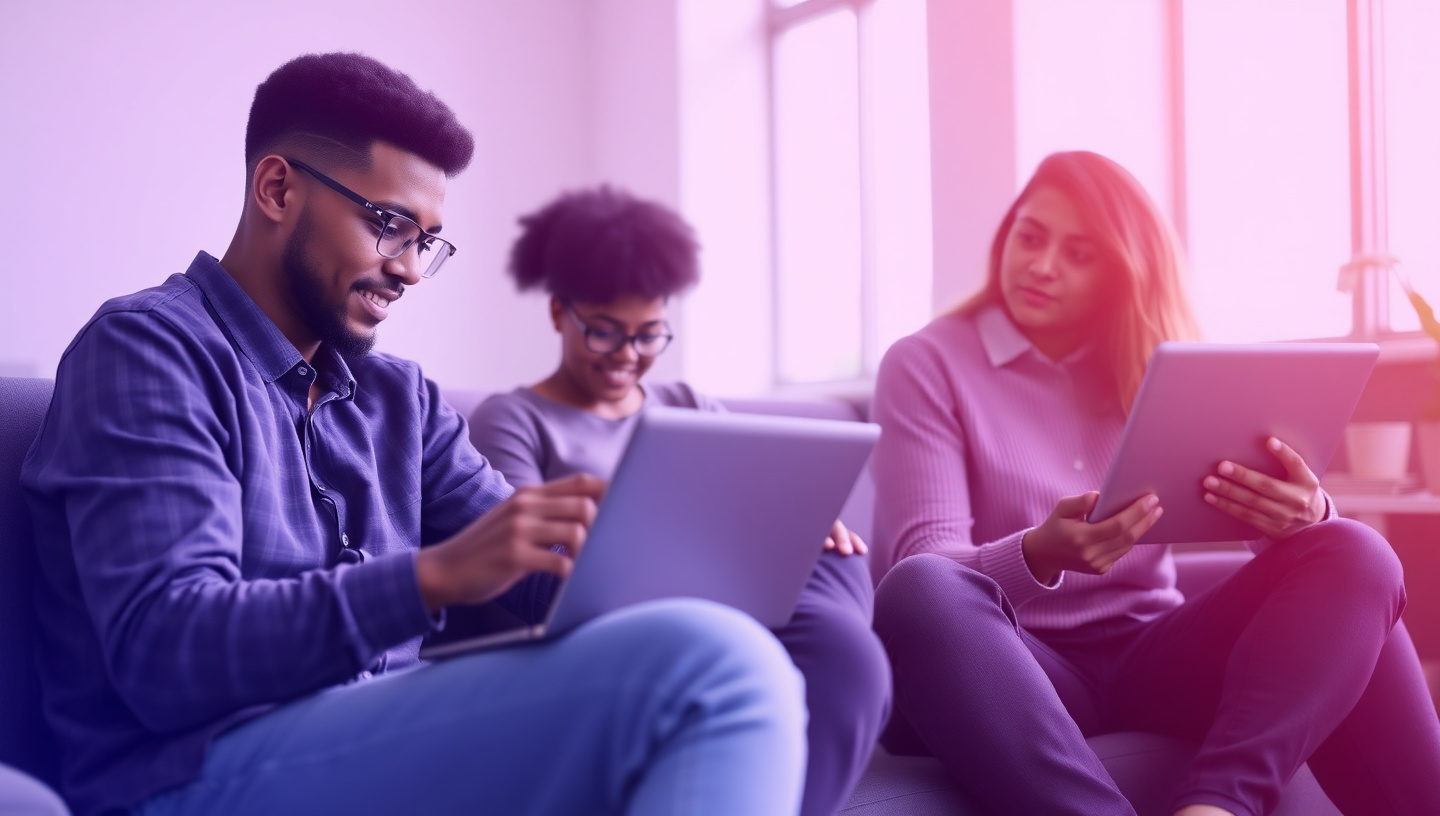 オンライン学習の様子